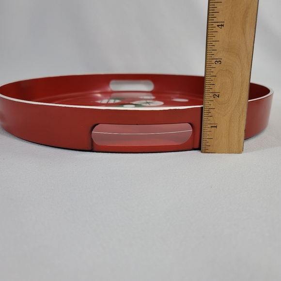 Vtg Himark 7-Piece Lacquerware Tray Set CHRISTMAS ORNAMENTS - Picture 13 of 16